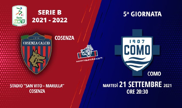 Cosenza-Como: tutto sul match di domani sera al “Marulla”