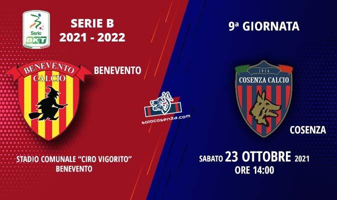 Benevento-Cosenza: tutto sul match di domani pomeriggio al “Ciro Vigorito”