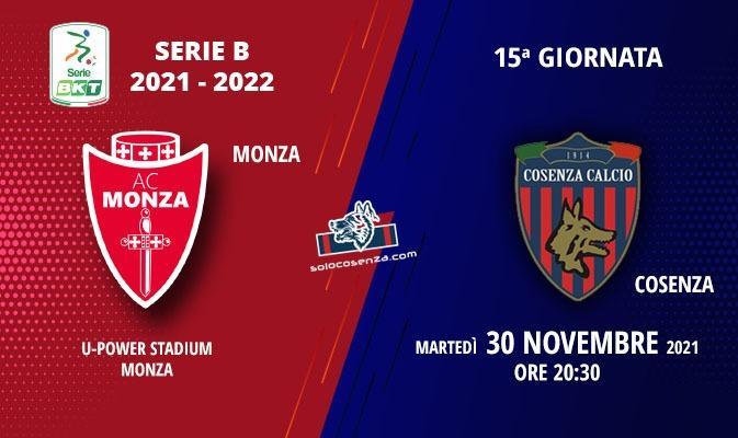 Monza-Cosenza: tutto sul match di domani sera al “U-Power Stadium”