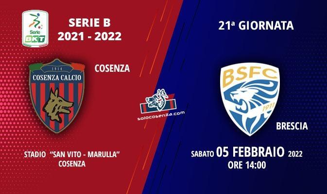 Cosenza-Brescia: tutto sul match di domani pomeriggio al “Marulla”