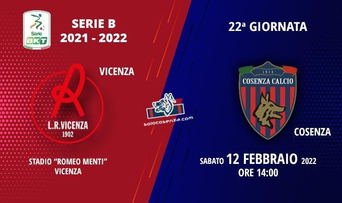Vicenza-Cosenza: tutto sul match di domani pomeriggio al “Menti”